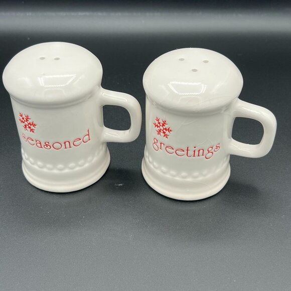 Unbranded Other - Vintage 1990s Seasoned Greetings Salt and Pepper Shakers